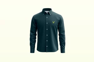 camisa bordada verde
