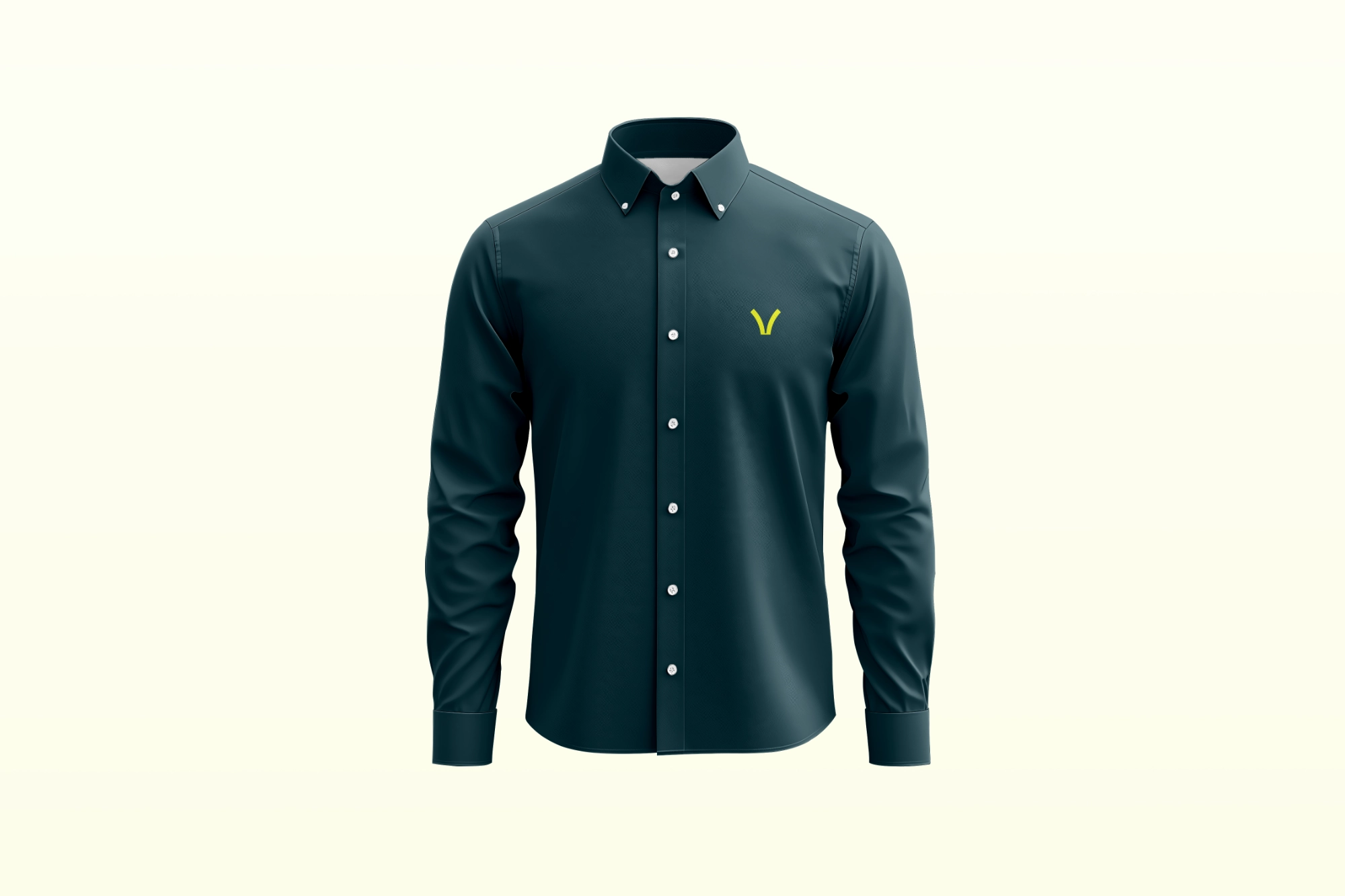 camisa bordada verde